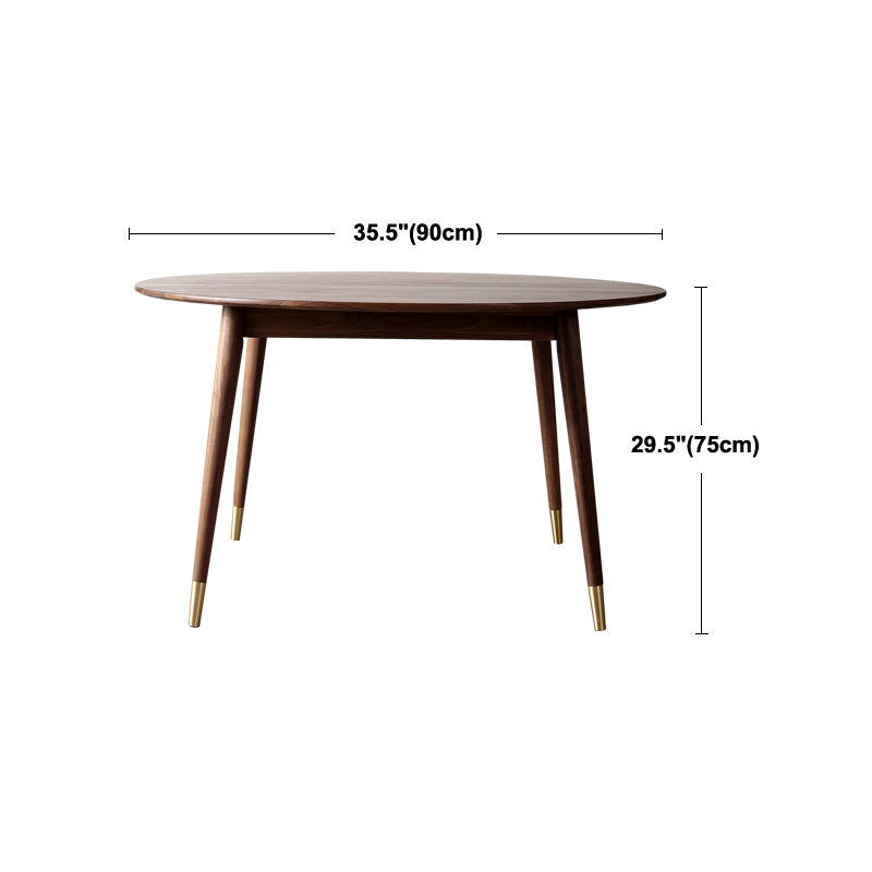 Mesa de comedor de 4 pies de 4 pies Mesa de madera sólida de estilo moderno para interiores