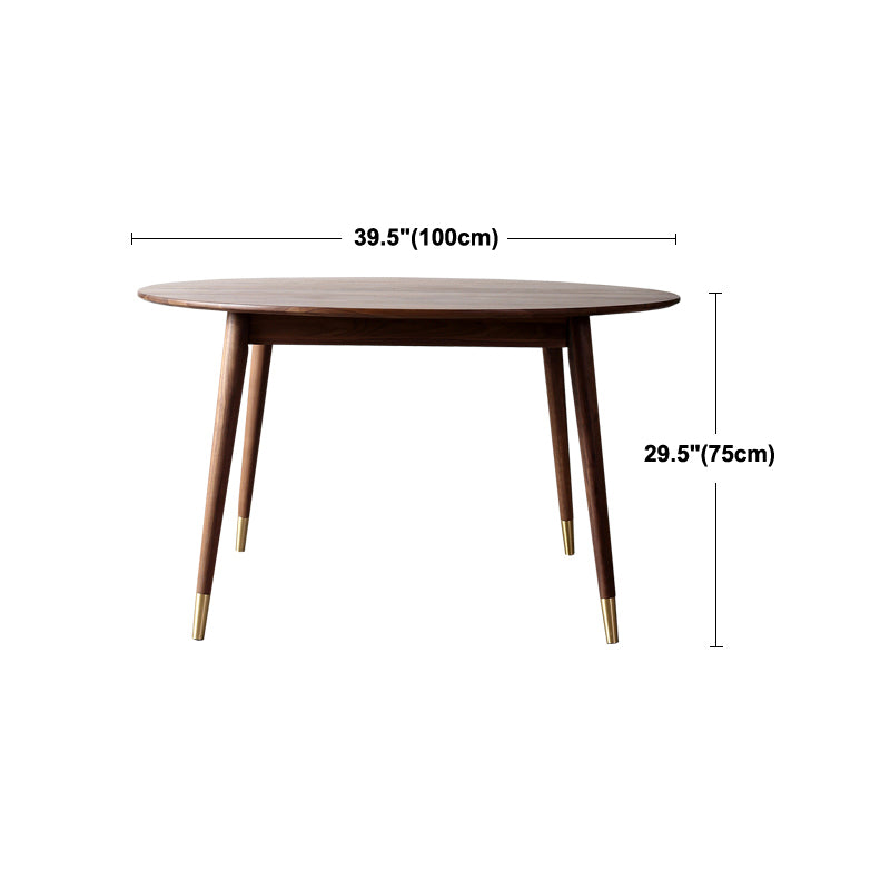 Mesa de comedor de 4 pies de 4 pies Mesa de madera sólida de estilo moderno para interiores