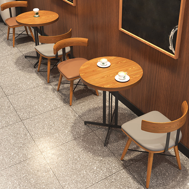 Mesa de comedor de estilo industrial, muebles para el hogar, comedor de madera maciza