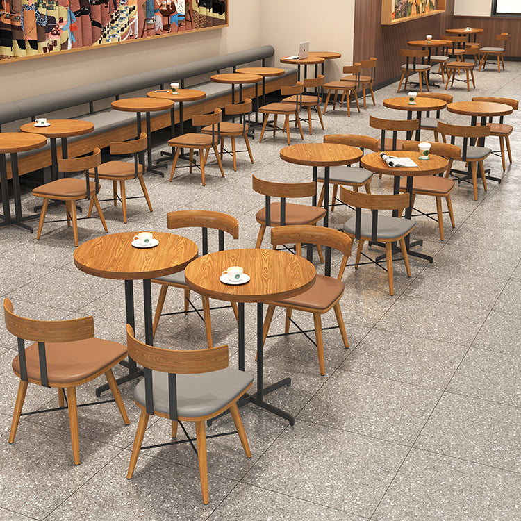 Mesa de comedor de estilo industrial, muebles para el hogar, comedor de madera maciza