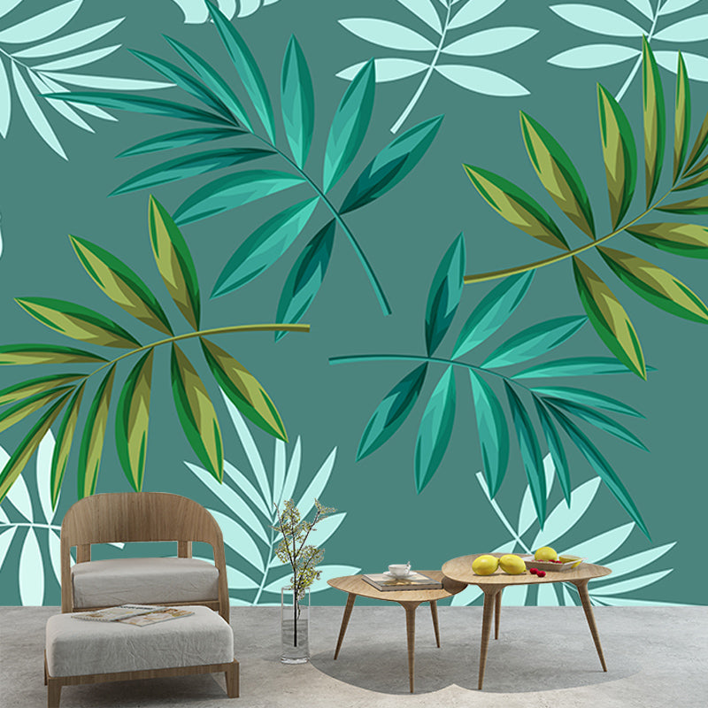 Customized Tropical Plants Mural Decorative Wallpaper for Home