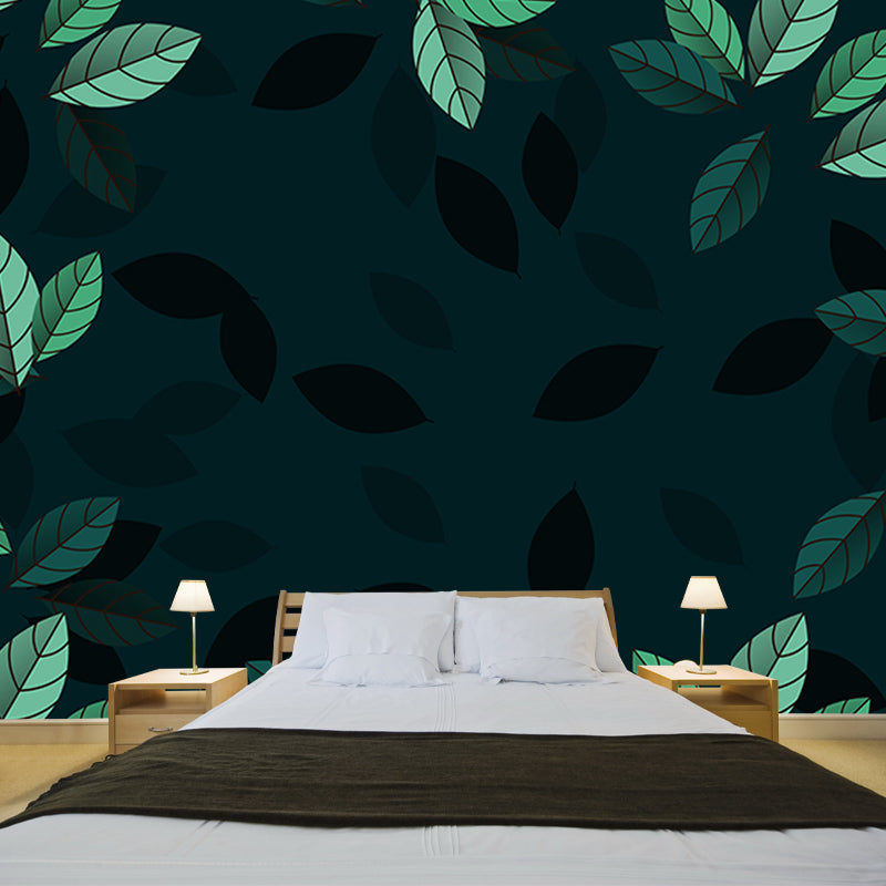 Tropical Plants Environment Friendly Mural Decorative Wallpaper for Living Room