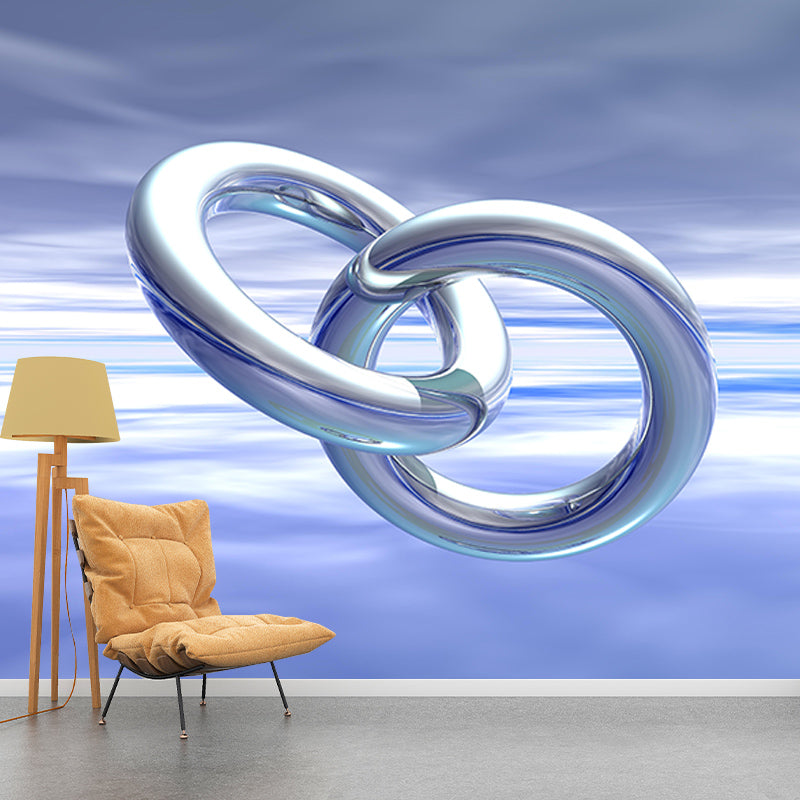 Modern 3D Artistic Illusion Mural Decorative Wallpaper for Room