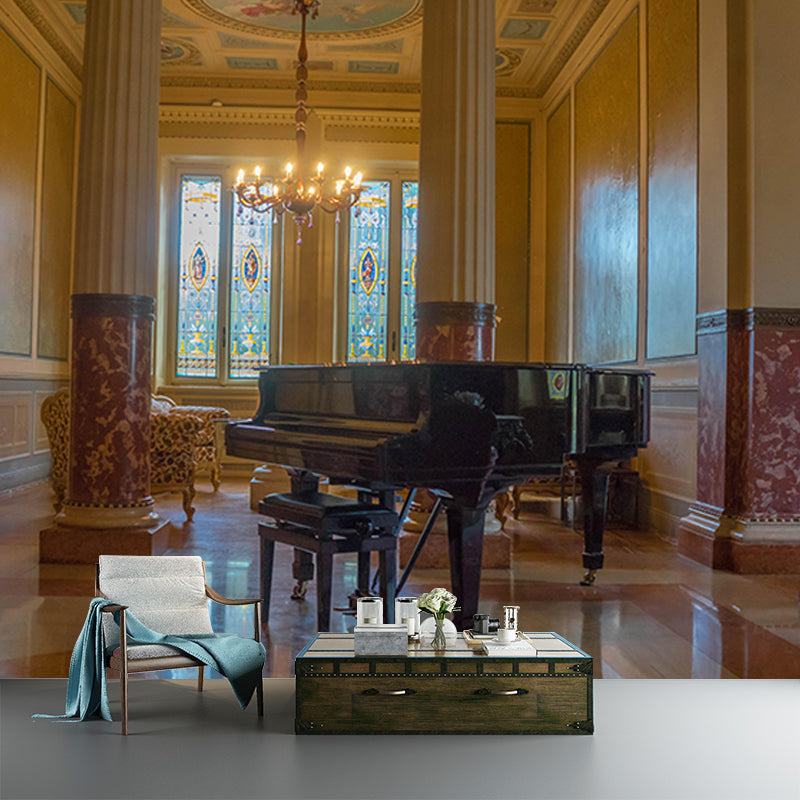 Piano Environment Friendly Hobby Mural Decorative Wallpaper for Decoration