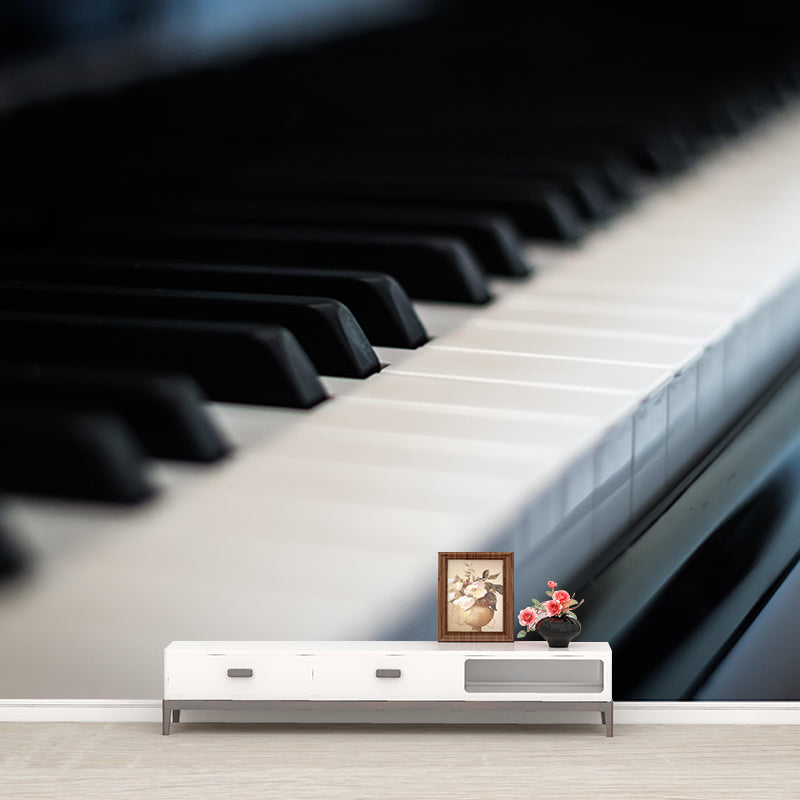 Stain Resistant Piano Hobby Mural Decorative Wallpaper for Home Decor