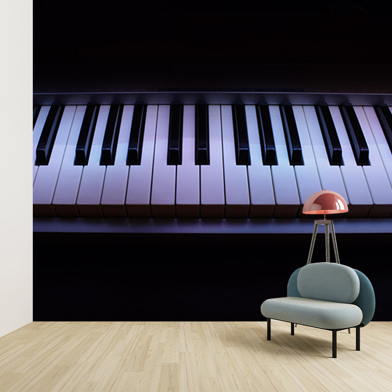 Stain Resistant Piano Hobby Mural Decorative Wallpaper for Home Decor