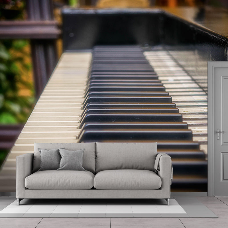 Piano Hobby Photography Mural Decorative Wallpaper for Sleeping Room