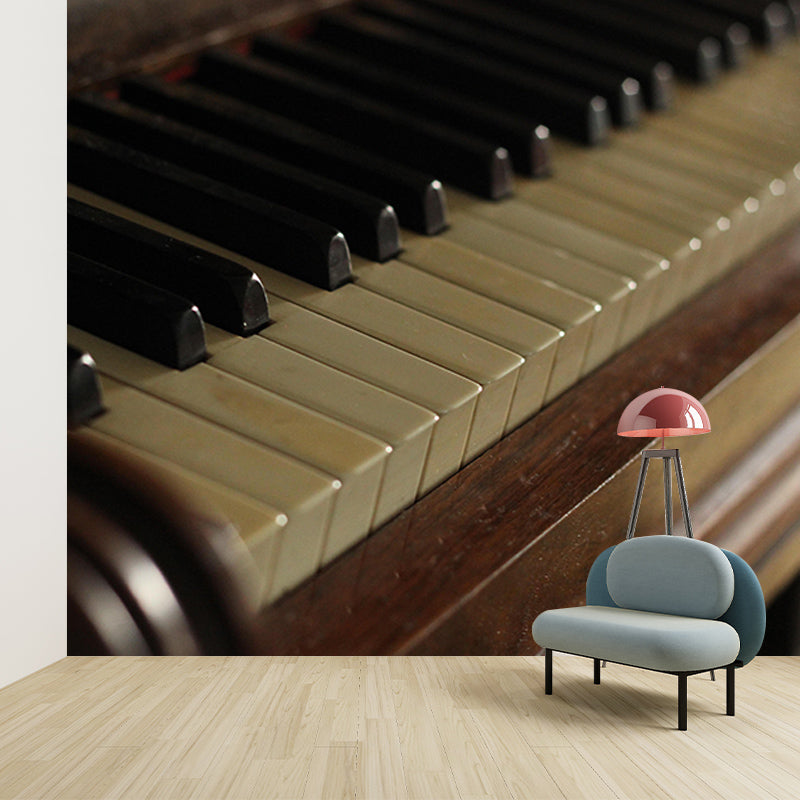 Customized Piano Hobby Mural Decorative Wallpaper for Bedroom