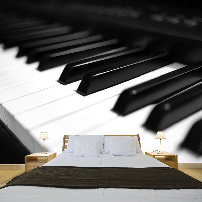Customized Piano Hobby Mural Decorative Wallpaper for Bedroom
