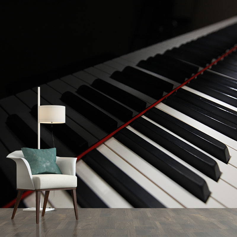 Customized Piano Hobby Mural Decorative Wallpaper for Bedroom