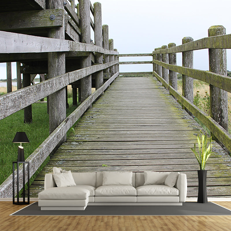 Horizontal Photography Space Extension Mural Wallpaper Eco-friendly for Home Decor