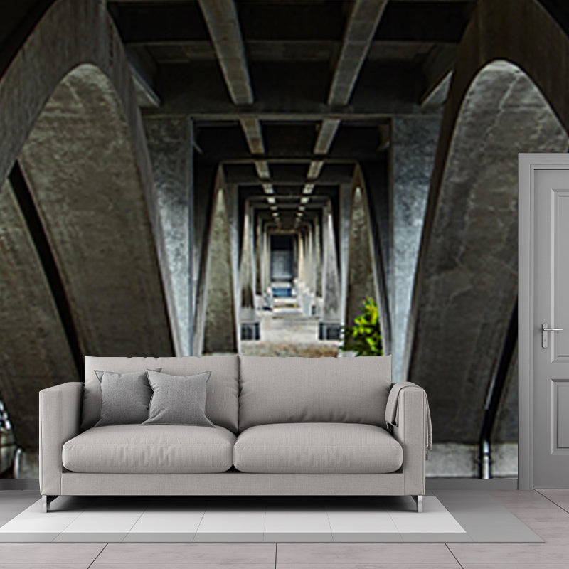 Lignt Color Space Extension Mural Wallpaper Eco-friendly for Home