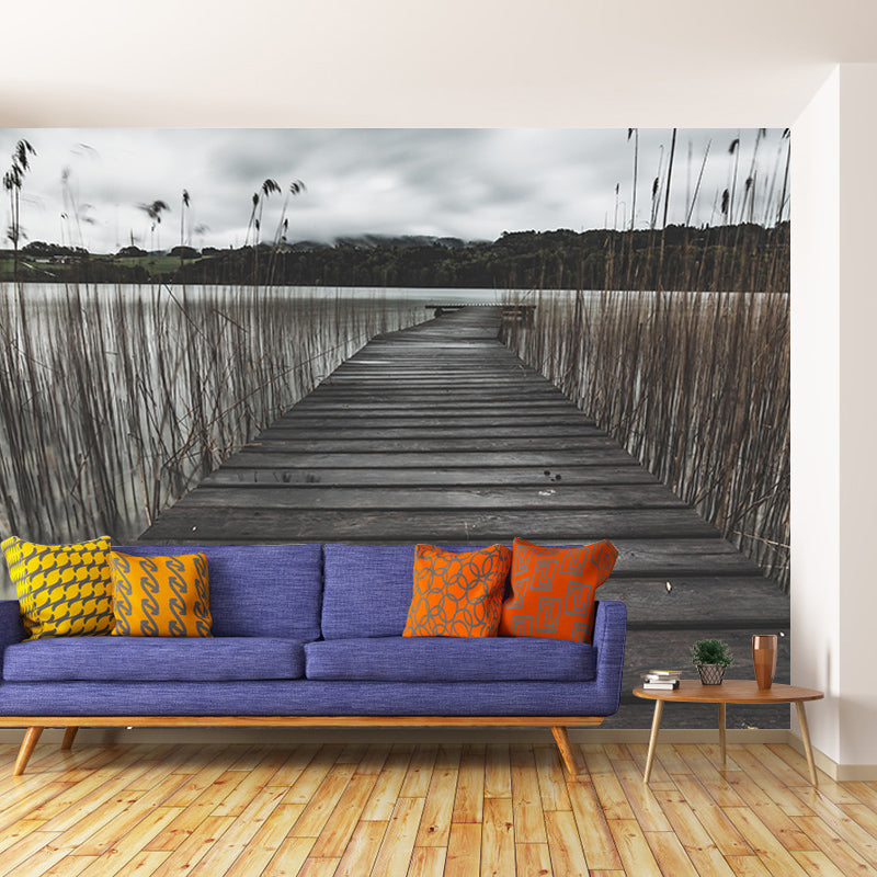Industrial Style Space Extension Wall Mural Wallpaper Eco-friendly for Room