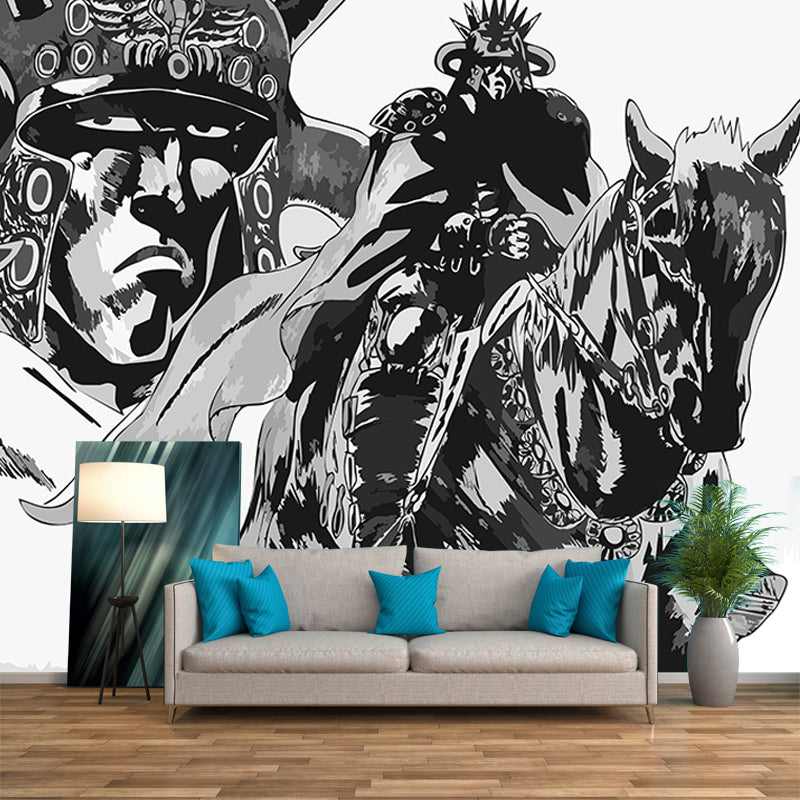 Illustration Cartoon Wall Mural Wallpaper Eco-friendly for Children's Bedroom