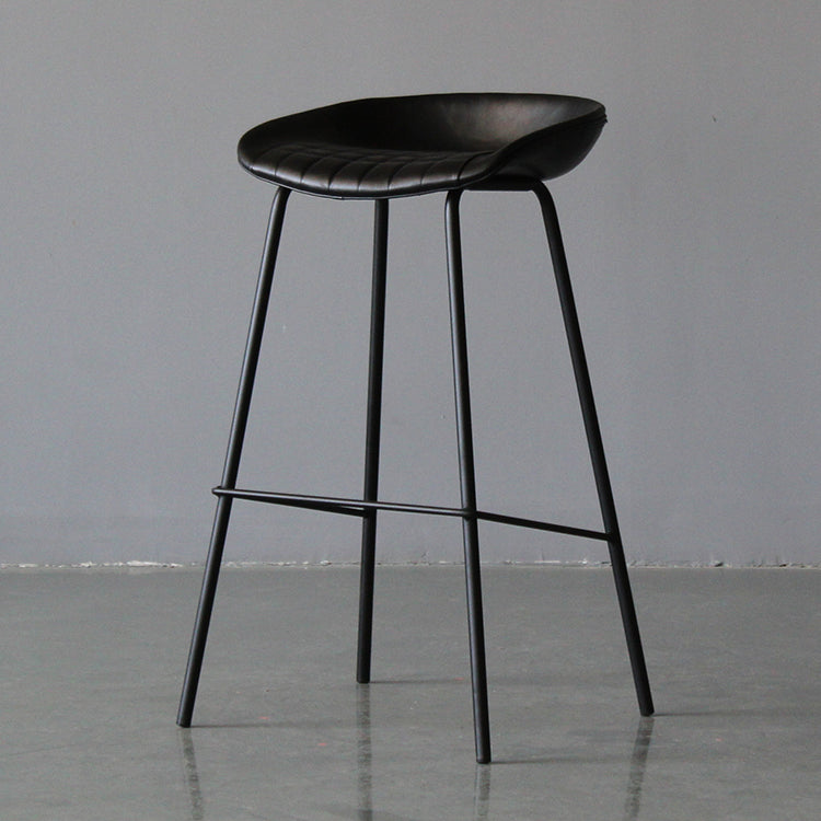 Leder Bucket Barhocker modern