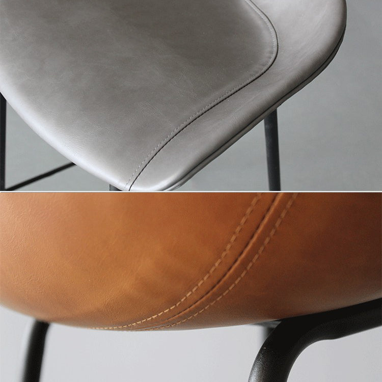 Leder Bucket Barhocker modern