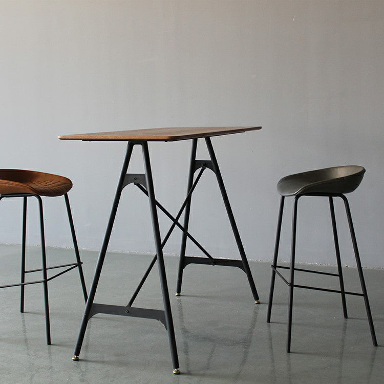 Leder Bucket Barhocker modern