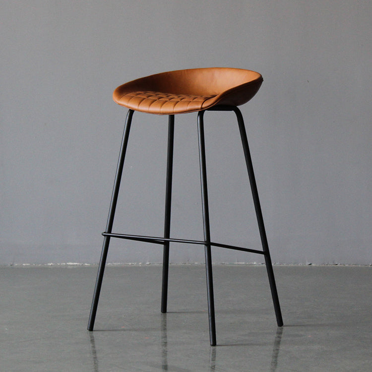 Leder Bucket Barhocker modern
