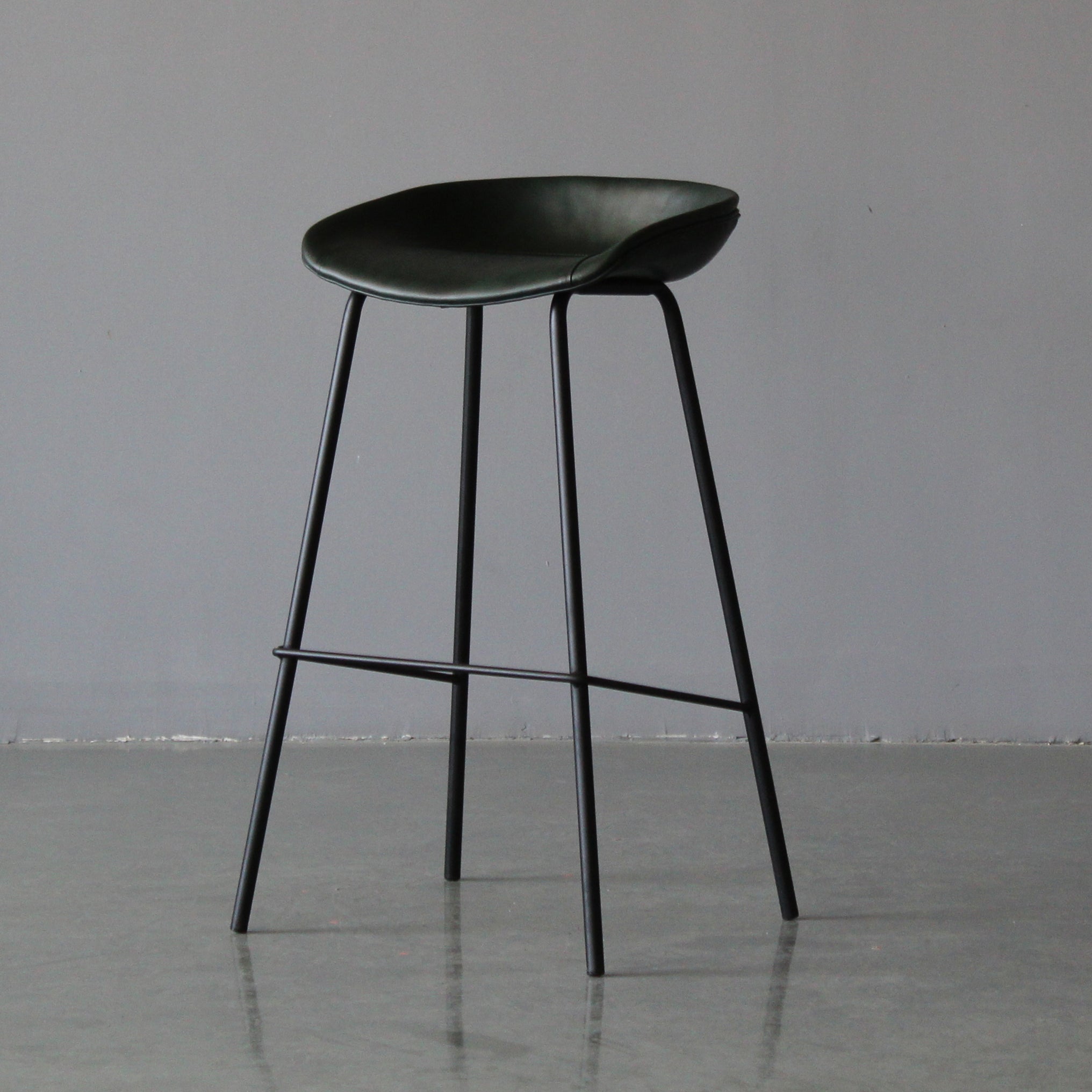 Leder Bucket Barhocker modern
