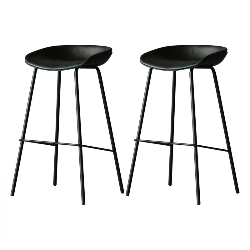 Leder Bucket Barhocker modern