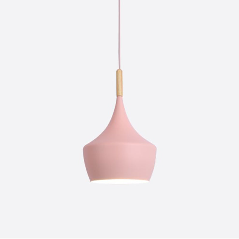 Macaroon Modern Hanging Lamps Aluminium Pendant Pending Lighting Fixtures pour le salon