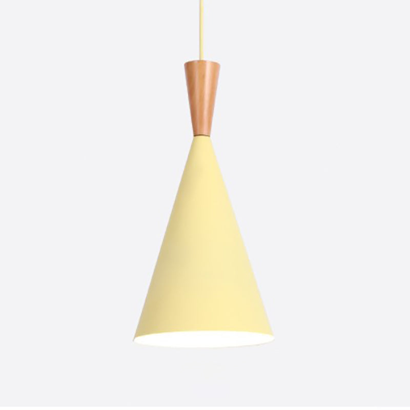 Macaroon Modern Hanging Lamps Aluminium Pendant Pending Lighting Fixtures pour le salon