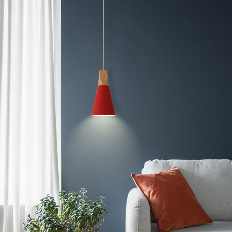 Macaroon Modern Hanging Lamps Aluminum Shade Pendant Lighting Fixtures