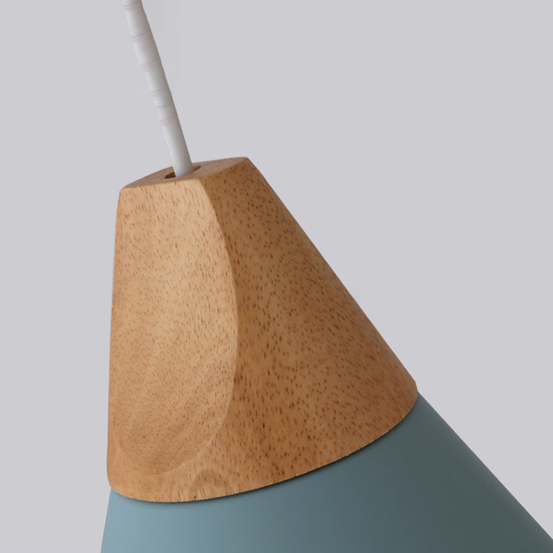 Macaroon Modern Hanging Lamps Aluminum Shade Pendant Lighting Fixtures