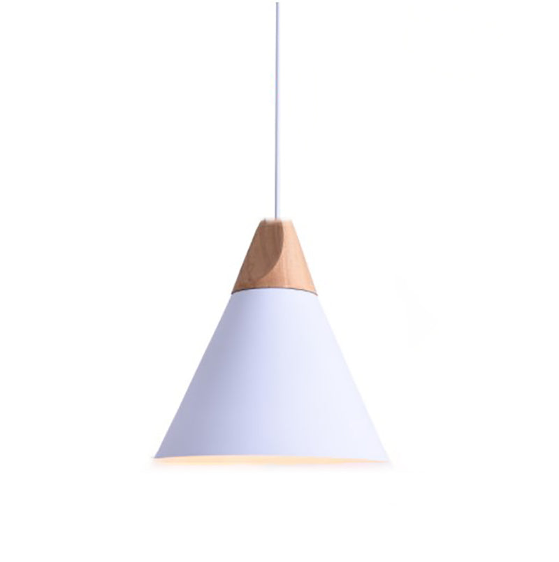 Macaroon Modern Hanging Lamps Aluminum Shade Pendant Lighting Fixtures