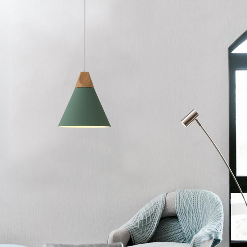 Macaroon Modern Hanging Lamps Aluminum Shade Pendant Lighting Fixtures