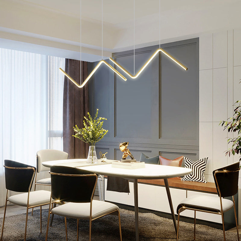 Luz de colgante nórdico Fije de lámpara de lámpara LED de estilo LED de estilo moderno para comedor