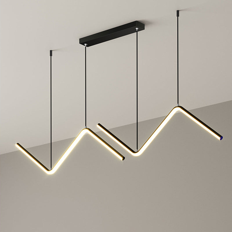 Luz de colgante nórdico Fije de lámpara de lámpara LED de estilo LED de estilo moderno para comedor