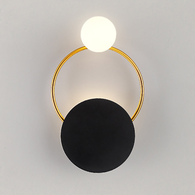 Wohnzimmer Wandleuchte postmoderne Metallglas 2 Kopfleuchte Leuchte montierte Leuchte