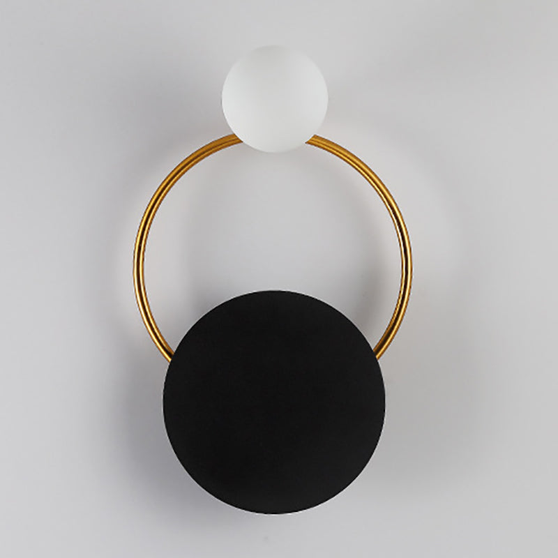 Wohnzimmer Wandleuchte postmoderne Metallglas 2 Kopfleuchte Leuchte montierte Leuchte