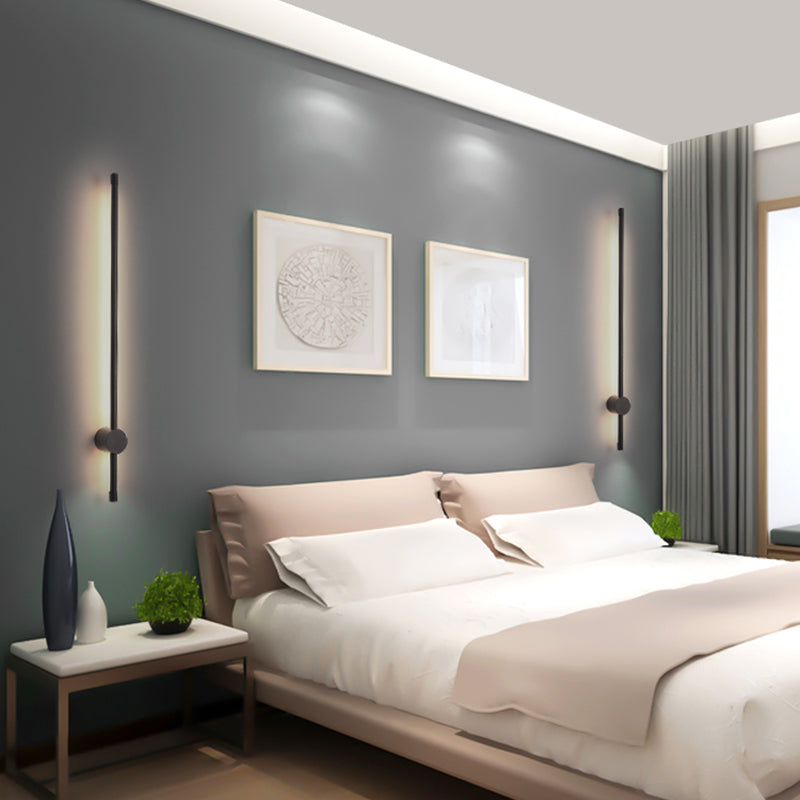 Modern Style Metallic Linear Wall Light Creative Lighting for Drawing Room Living Room