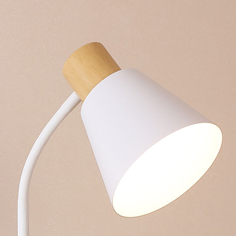 Noordse flexibele arm vloerlicht metallic 1 lampstudieruimte Standing Light