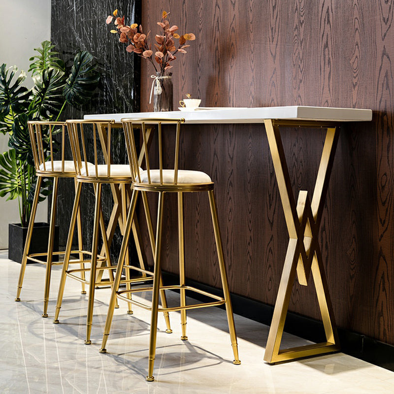 Nordic White Wood Bar Table 42-inch Height Pub Table for Kitchen Living Room