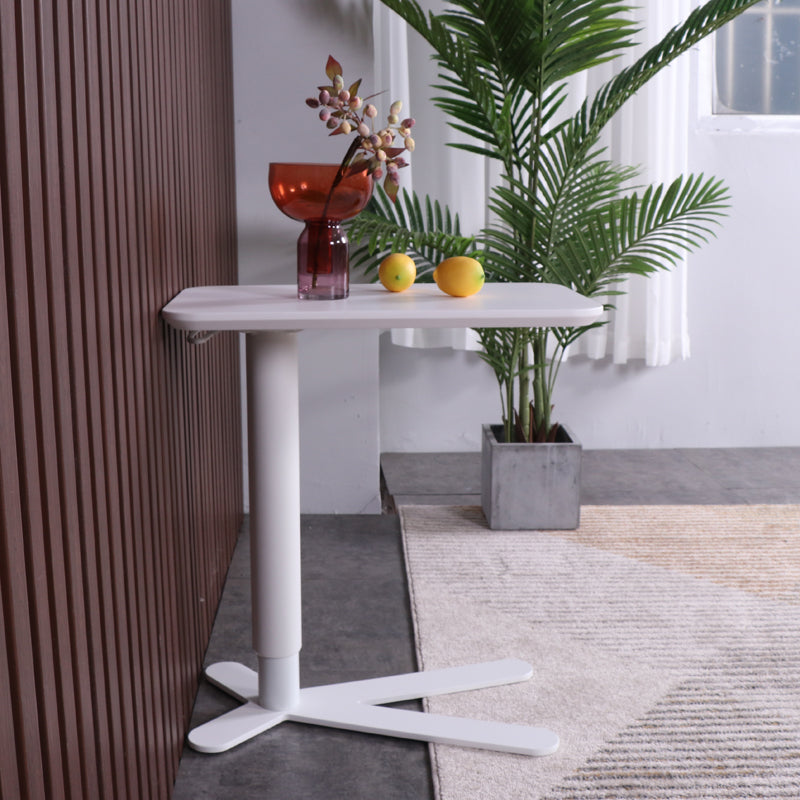 Industrial Metal Bar Table 23"x13" Rectangle Top Indoor Adjustable Height Bistro Table