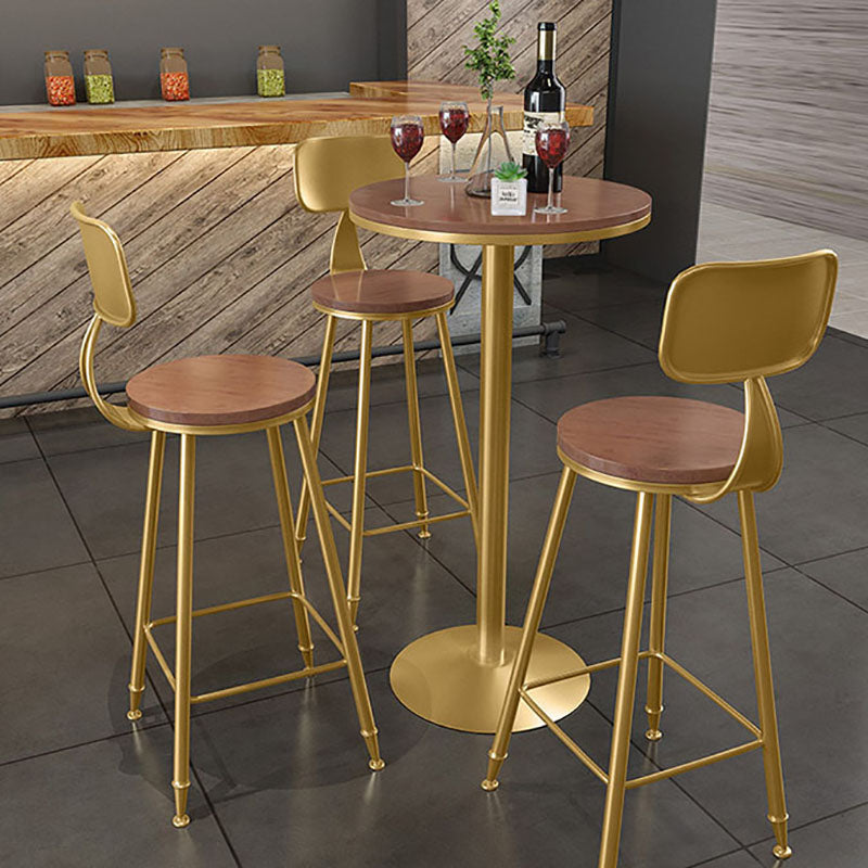 Table de bar en fer de style glamour