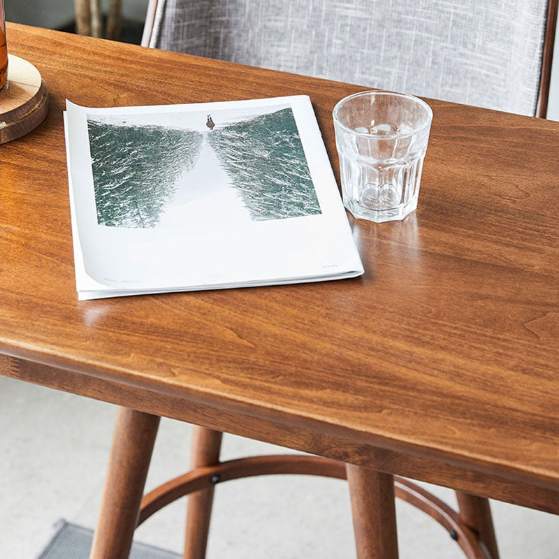 Table de bar en bois naturel de style industrie