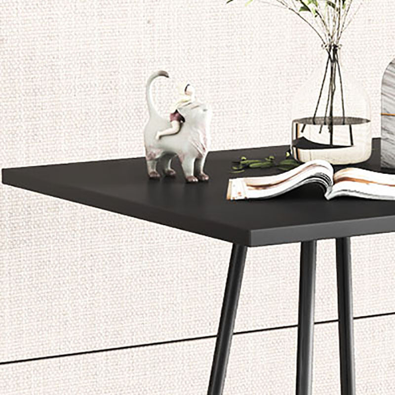 Industrial Style Iron Bar Table Square Top Indoor 4 Legs Bistro Table - 23"W x 41"H