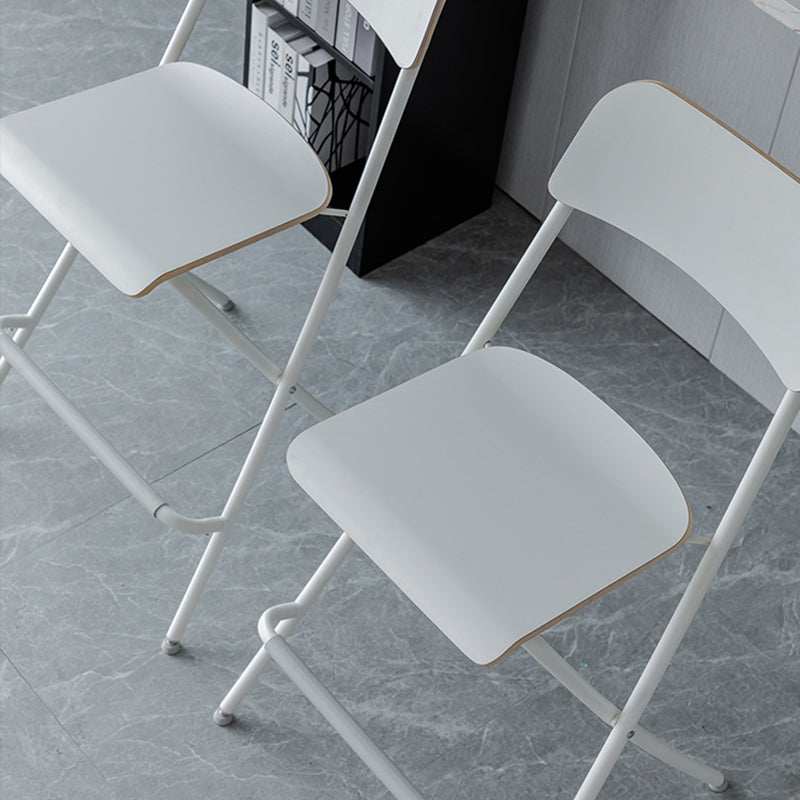 Wood Folding Bar & Counter Stool Modern Low Back Footrest Indoor Bar Stool