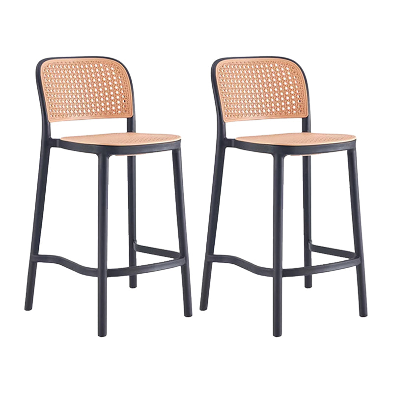 Zeitgenössischer Barhocker Armless Plastik