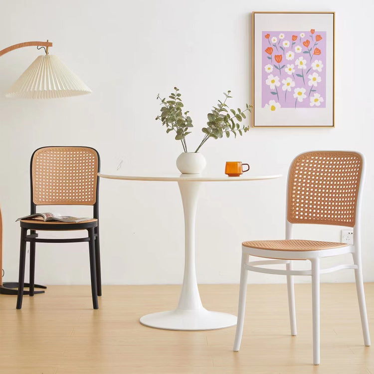 Zeitgenössischer Barhocker Armless Plastik