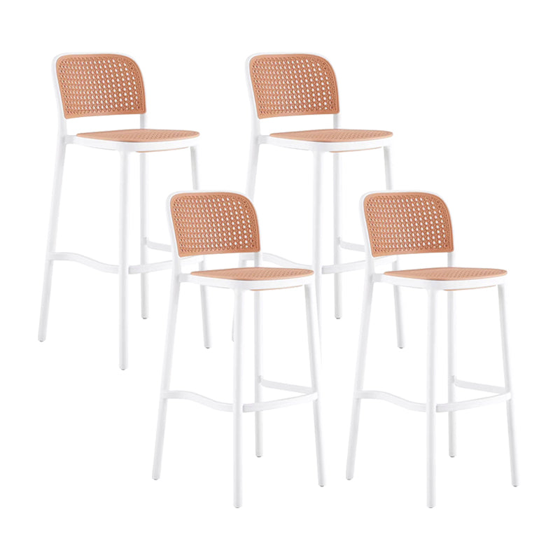 Zeitgenössischer Barhocker Armless Plastik