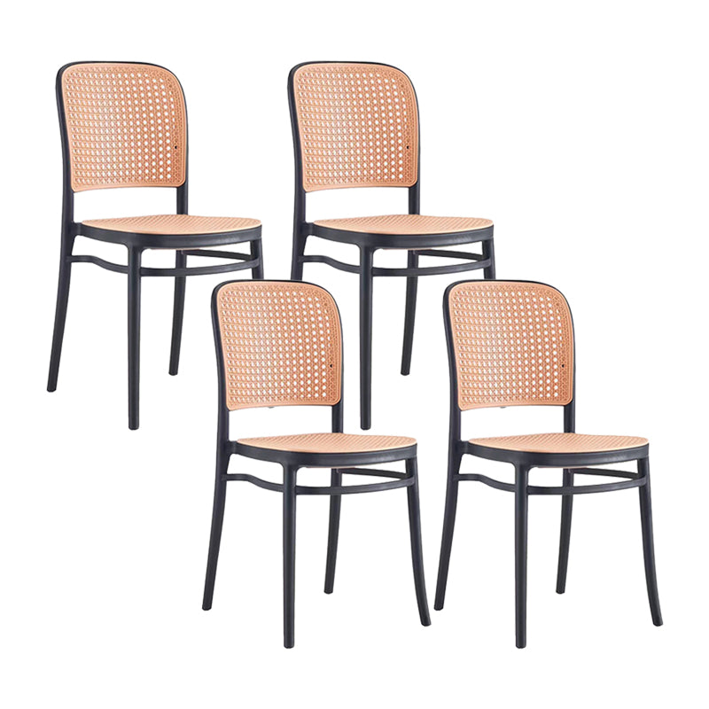Zeitgenössischer Barhocker Armless Plastik