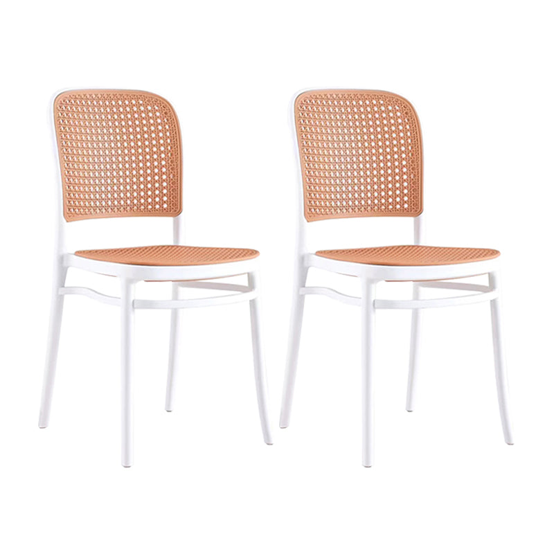 Zeitgenössischer Barhocker Armless Plastik