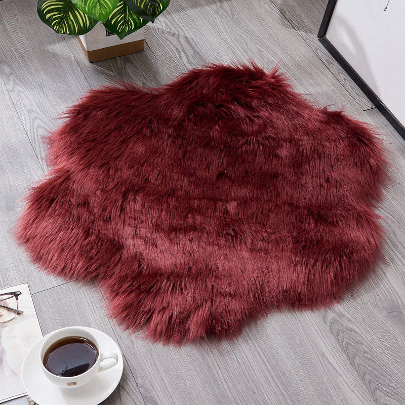 Moderne feste Farbe Pflaumen Teppich Teppich Easy Care Teppich für Schlafzimmer Wohnkultur