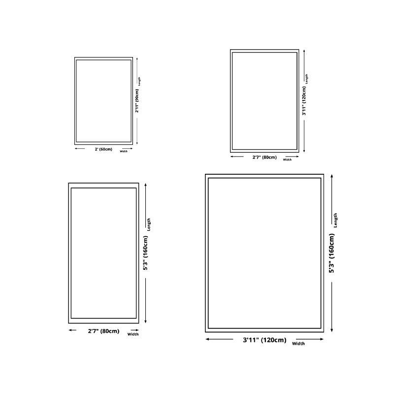 Contemporary Blue Flower Area Rug Polyester Rug Washable Rug for Home Decor