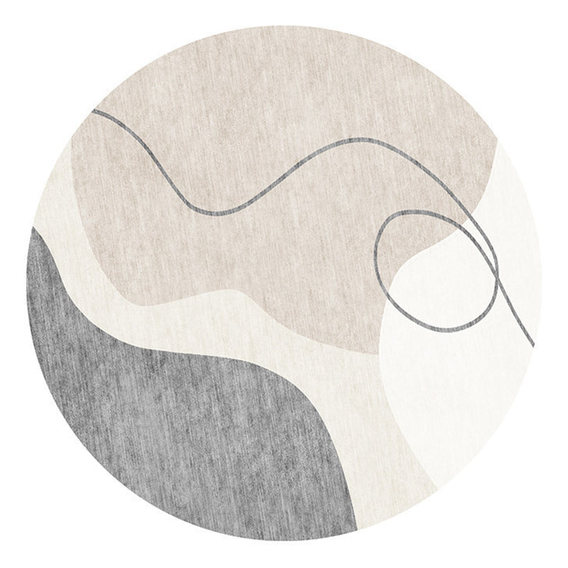 Lichtgroen Noordisch Tapijten Polyester Kleurblok Teken Kleurbestendig vloerkleed voor Home Decor